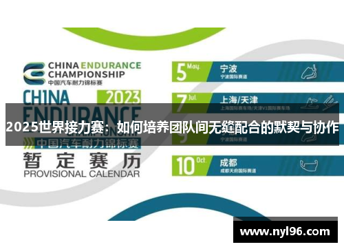 2025世界接力赛：如何培养团队间无缝配合的默契与协作